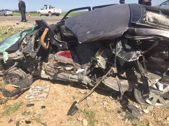 به‌هۆی پێكدادانی 3 ئۆتۆمبێل گه‌نجێك گیانی له‌ ده‌ستدا